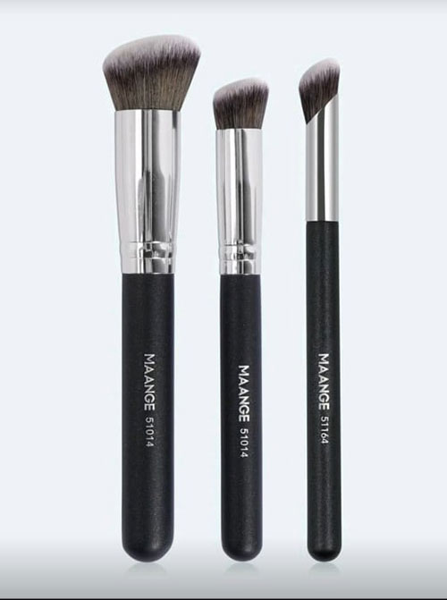 MAANGE 3pcs Professional Makeup Brush Set,Powder Brush