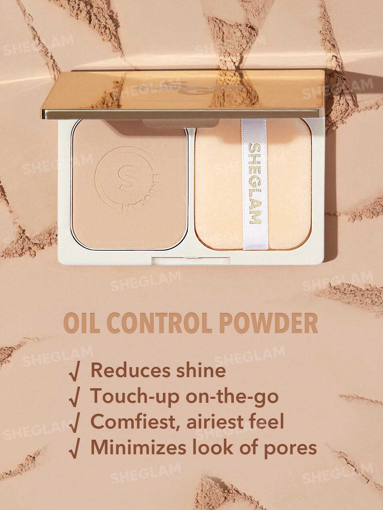 Sheglam Velvet Veil Oil Control Powder-Nude Pink