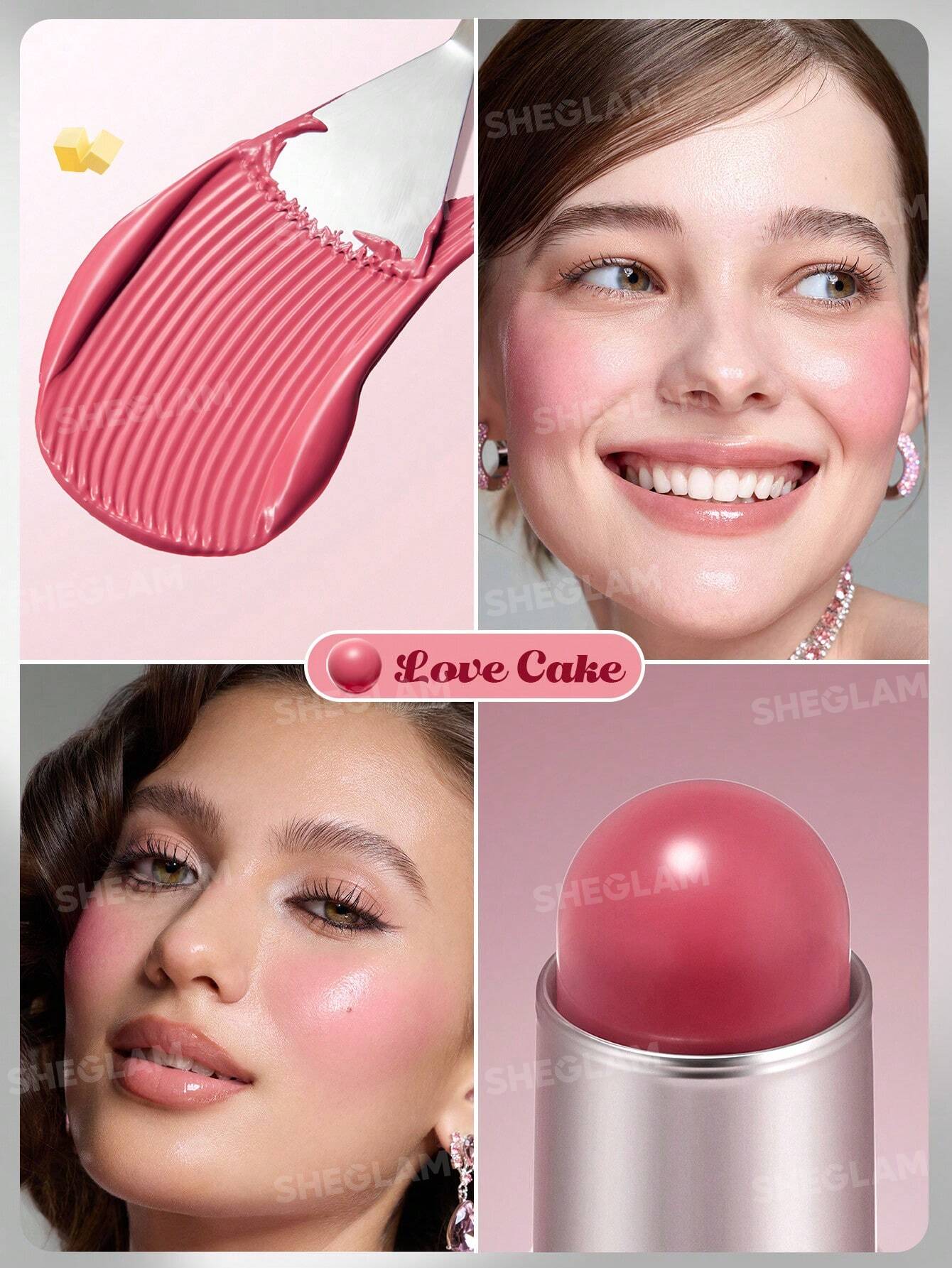 Sheglam Buttery Bliss Blush Stick-Love Cake - Image 2